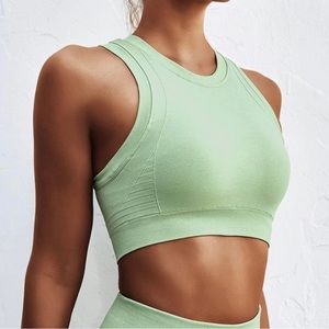 Sports Bra Seamless Yoga Bra Fitness Training Running Shirt Yoga Tank Top Tops